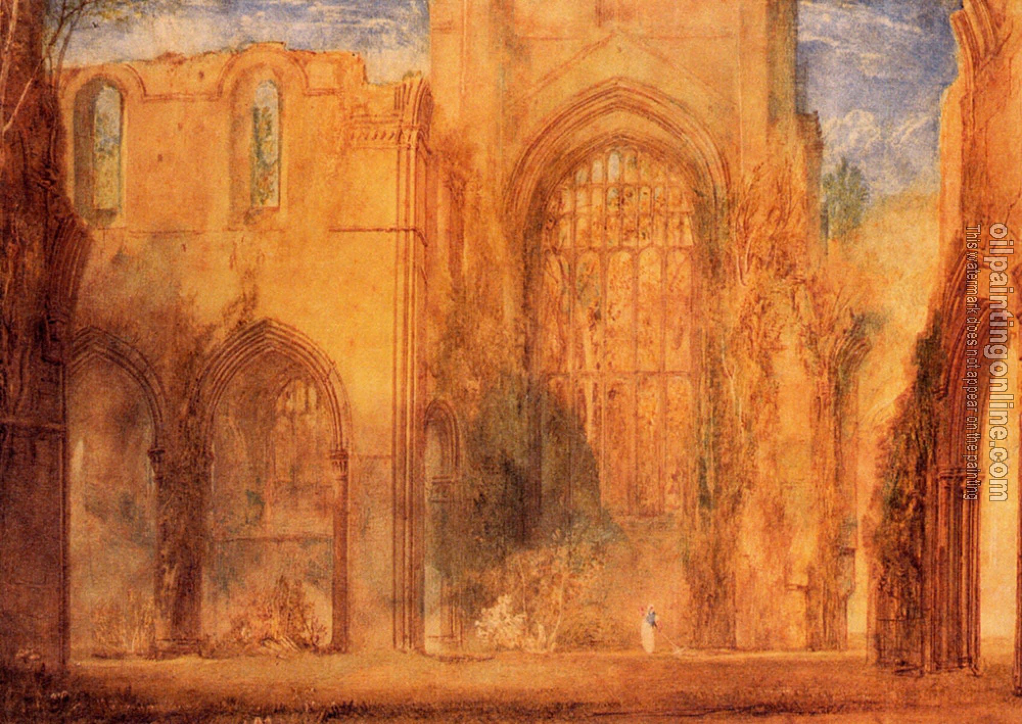 Turner, Joseph Mallord William - Interior of Fountains Abbey, Yorkshire